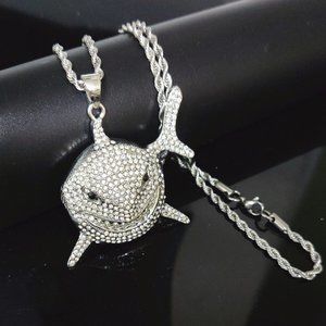 Instagram's famous 6IX9INE shark pendant hip hop Shark necklace for men